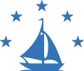 boat with stars icon